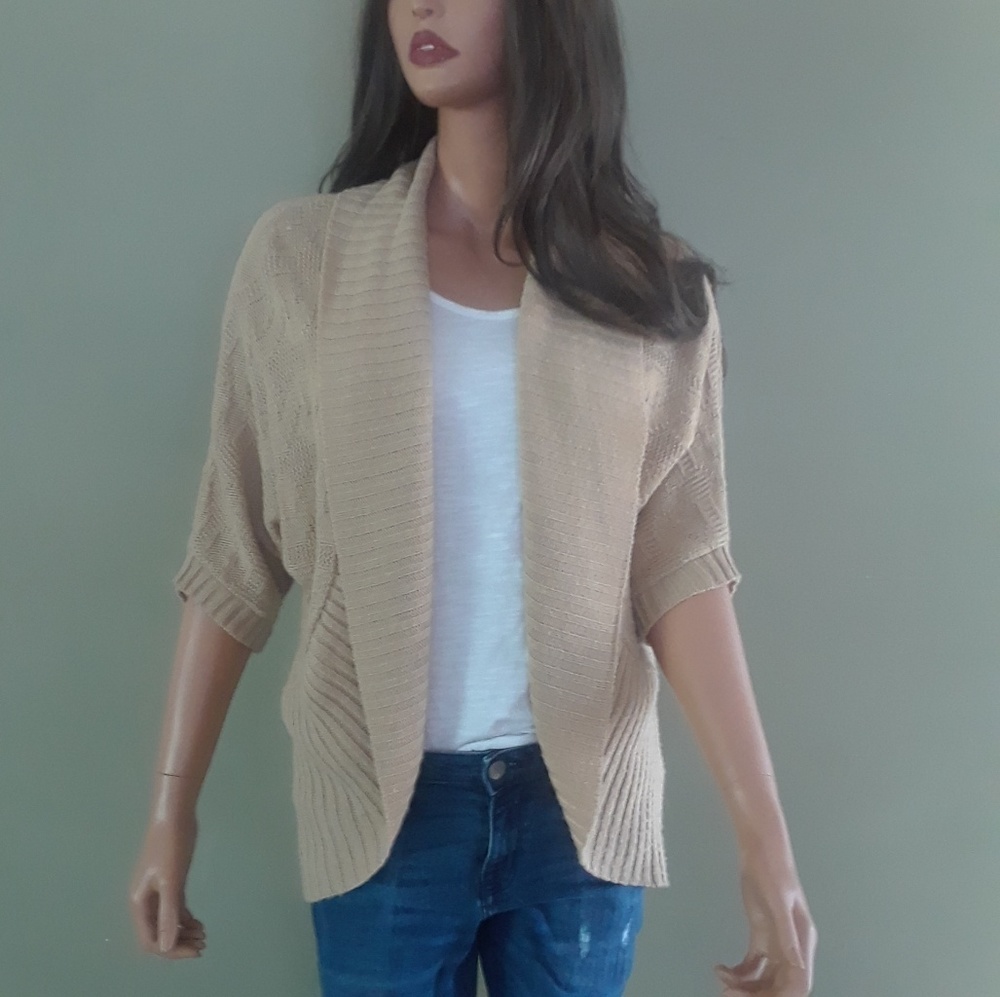 3/4 Sleeve Cardigan Sweater